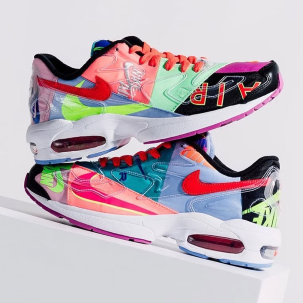 NEW atmos x Nike Air Max2 Light sneakers multi Colored